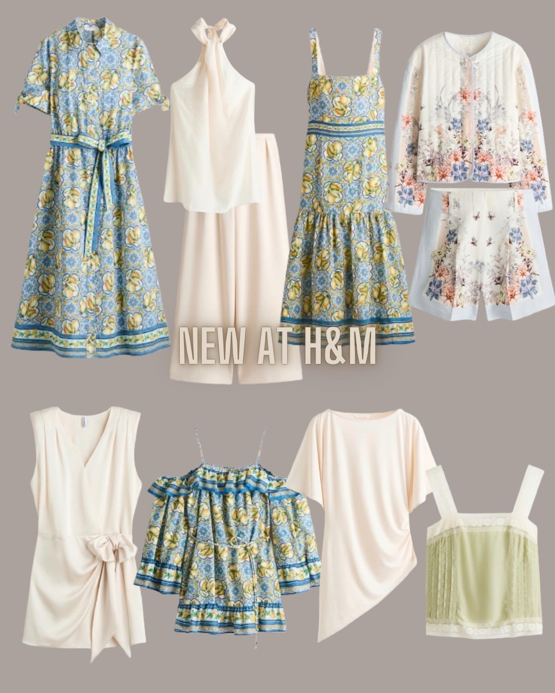 H&M fashion 
Resort wear
Vacation dress
Vacation outfit
Matching set