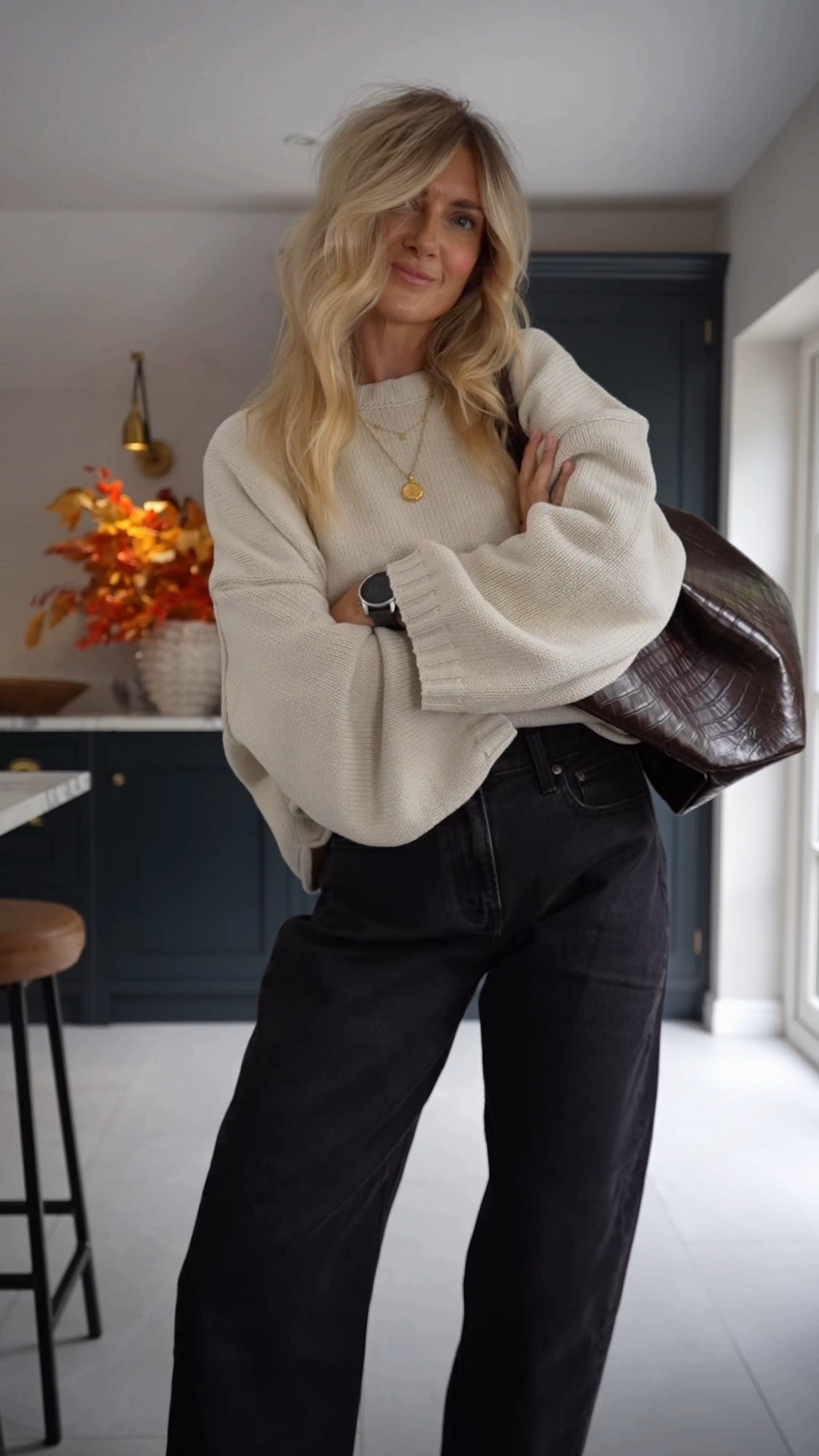 Jumper is the most gorgeous wool/cotton blend, I’m in a small
Jeans I went for a 26 waist

#LTKuk