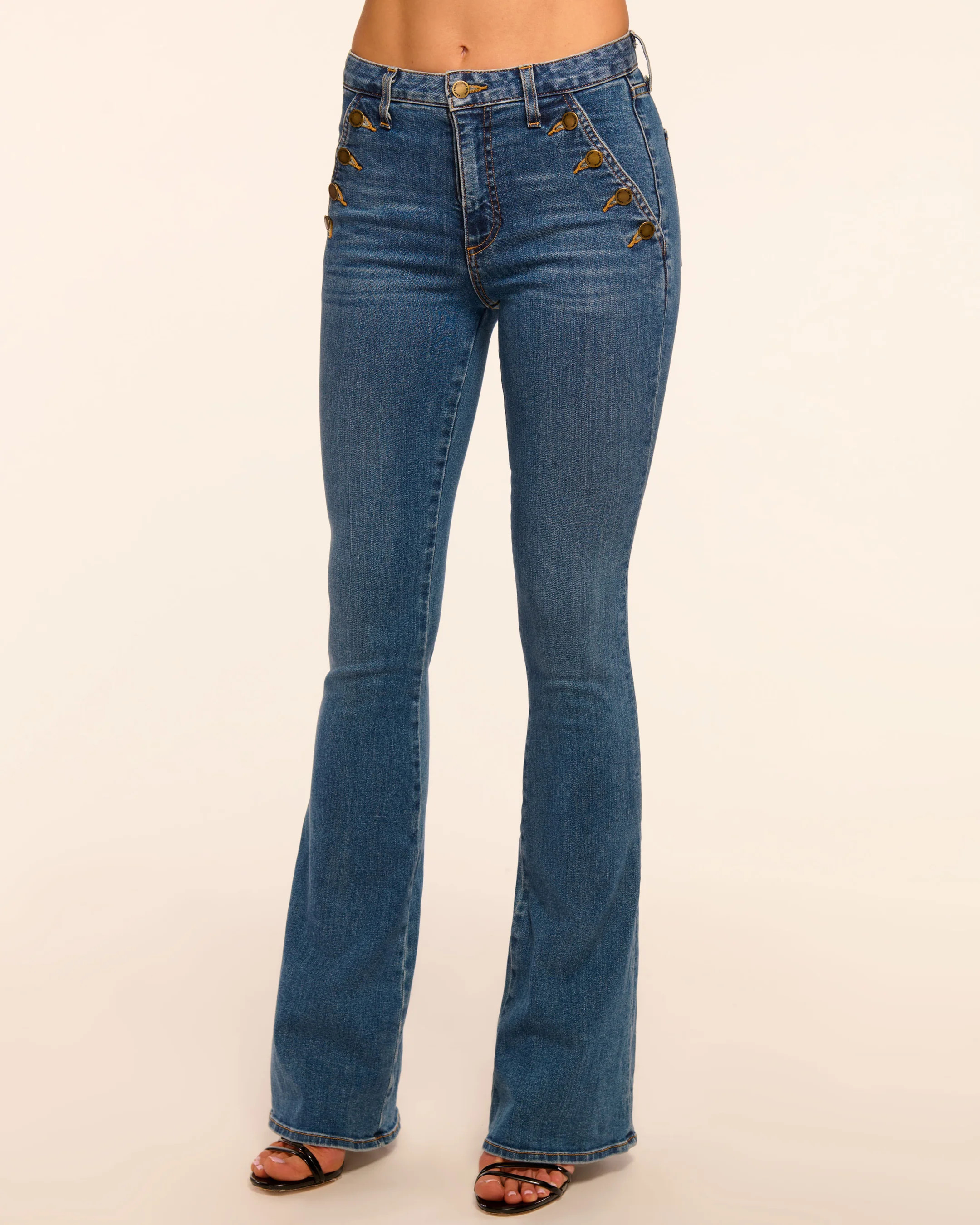 Helena High-Rise Flare Jean | Ramy Brook