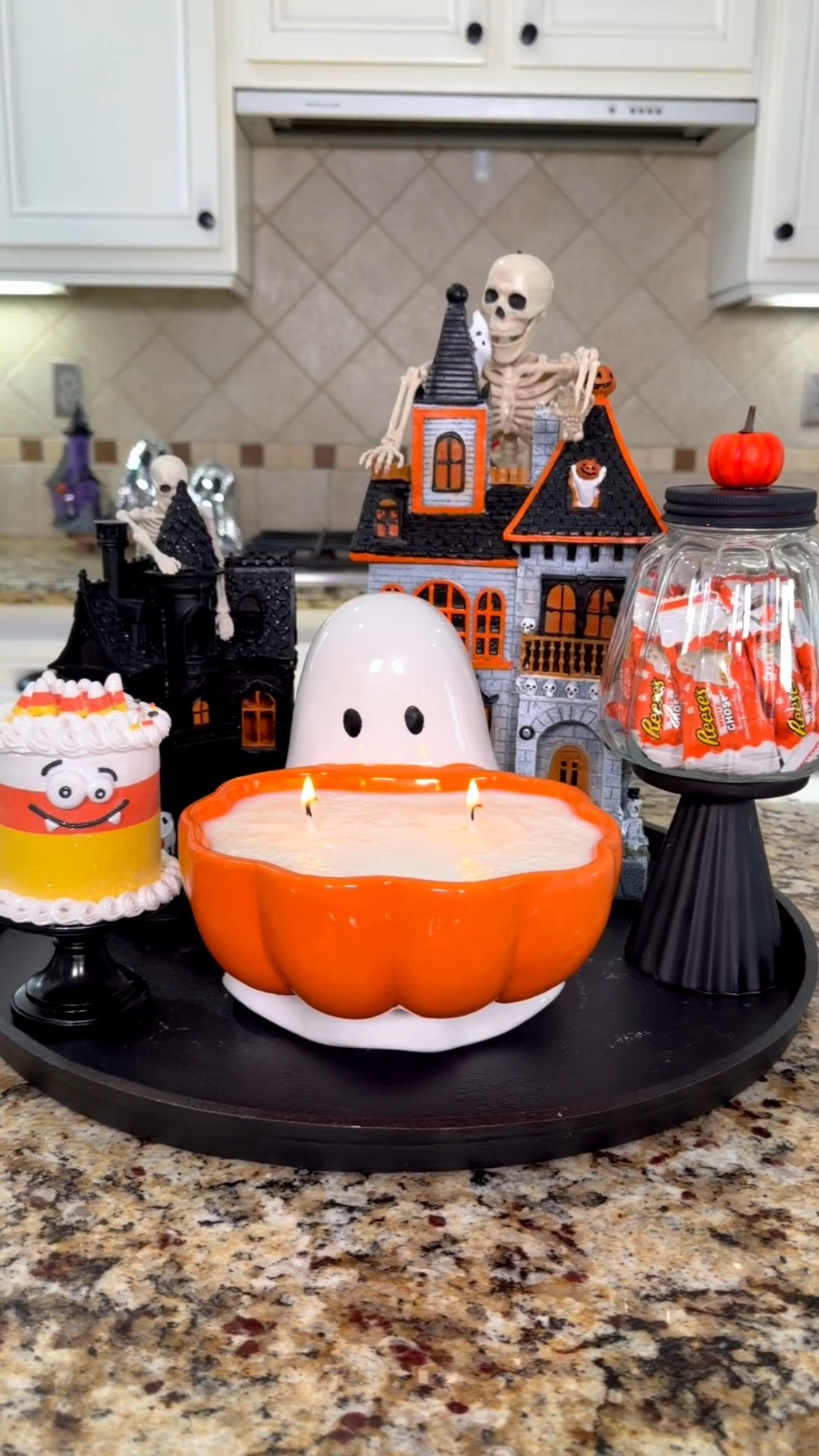Candy dish turned DIY Halloween candle! I love making candles, so when I saw this candy dish I knew it would make the cutest little Halloween candle 👻🎃

#LTKSeasonal #LTKHome