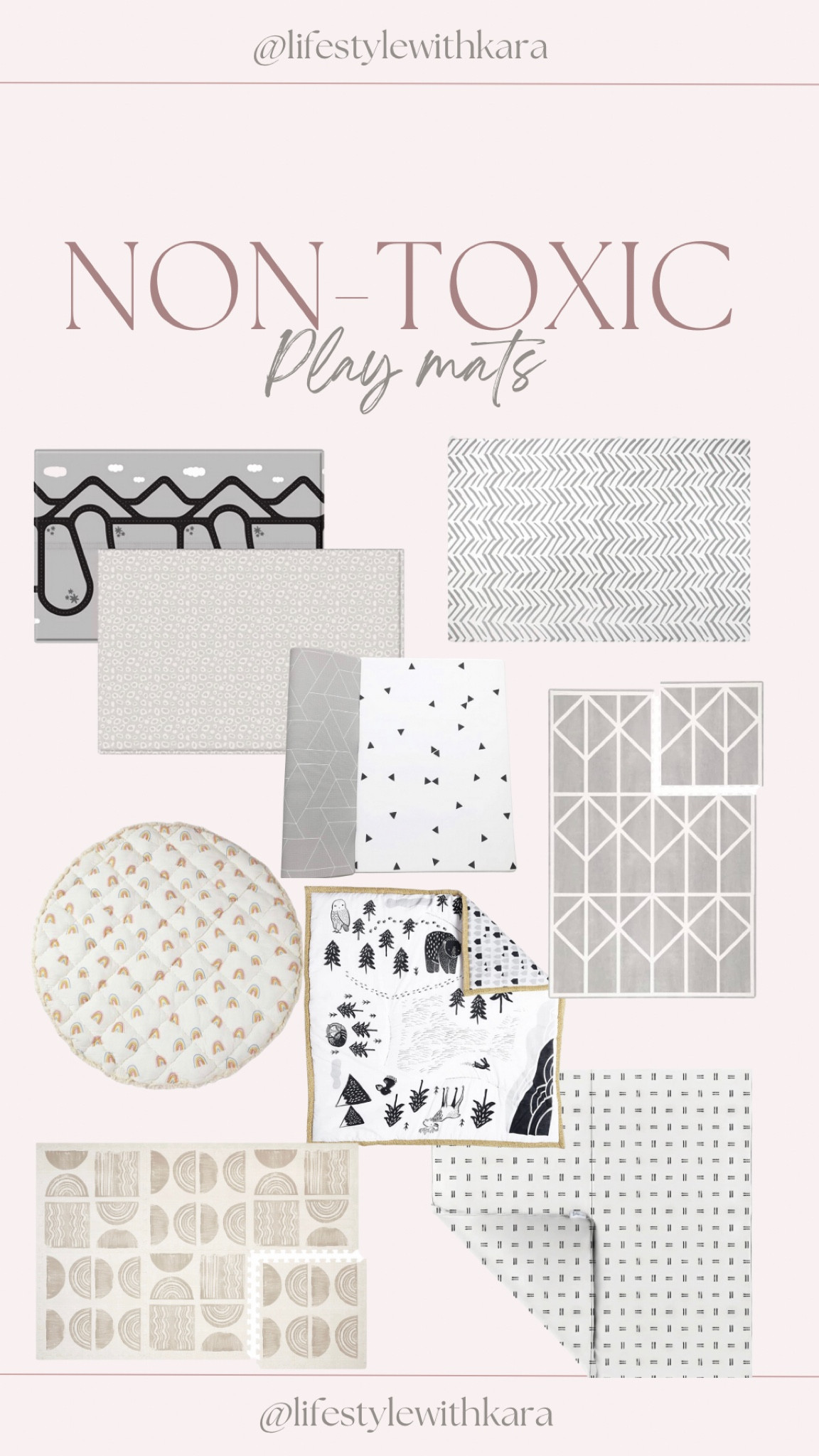 The mats I’ve done research on myself.

#LTKbaby