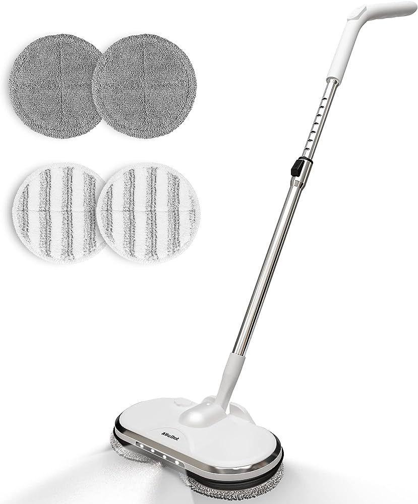 Cordless Electric Mop for Floor Cleaning, AlfaBot WS-24 Electric Spin Mop, Electric Mop with Wate... | Amazon (US)