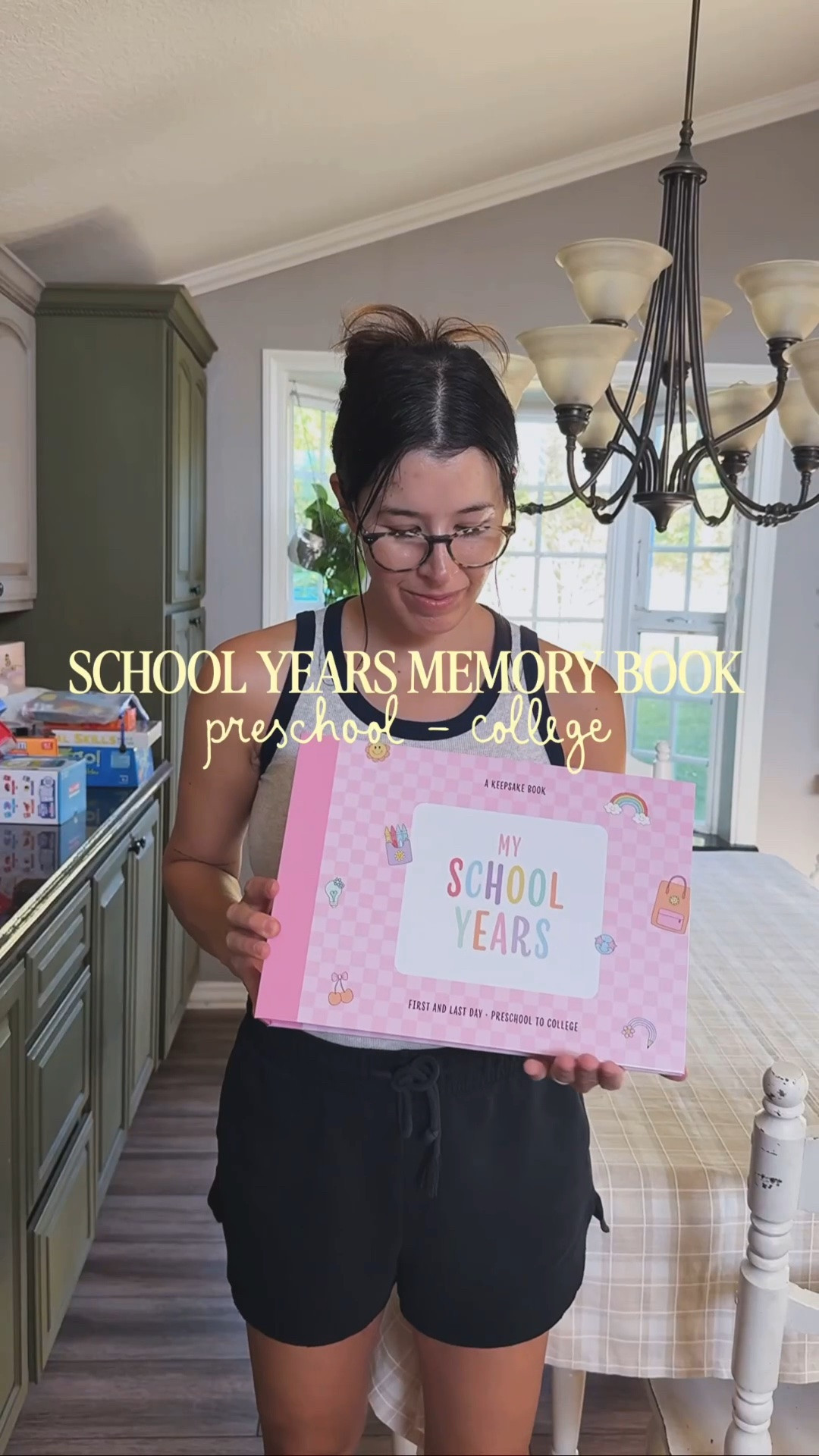 School Years Memory Book | Preschool to College Keepsake Book | School Memory Book | Kids School Memories | School Picture Keepsake | School Year Keepsake Book | First Day of School | Back to School Memory Book | Graduation Keepsake | Kids Memory Book