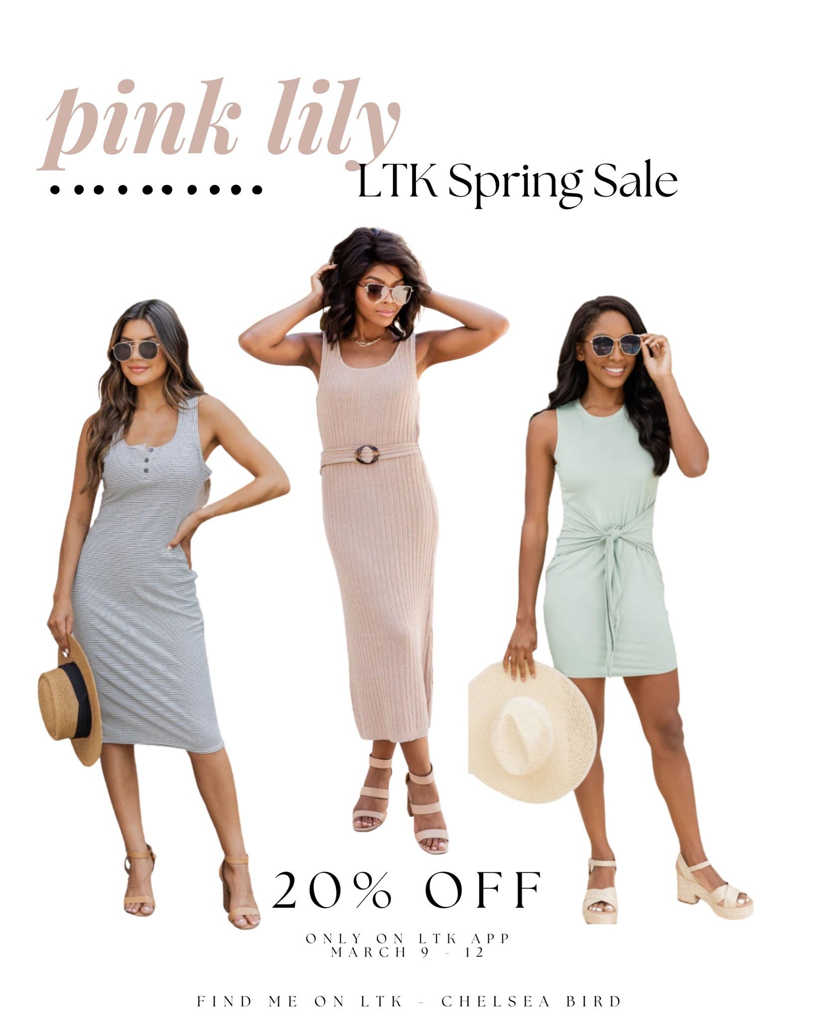 In love with all these casual dresses perfect for spring from Pink Lily!

I wear a size small in these dresses and they fit pretty true to size! ☀️ 

#LTKSale #LTKunder100 #LTKsalealert