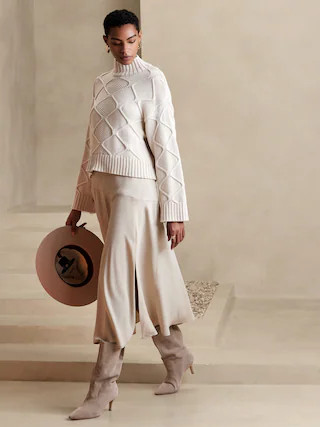 Maxi Slip Skirt | Banana Republic Factory