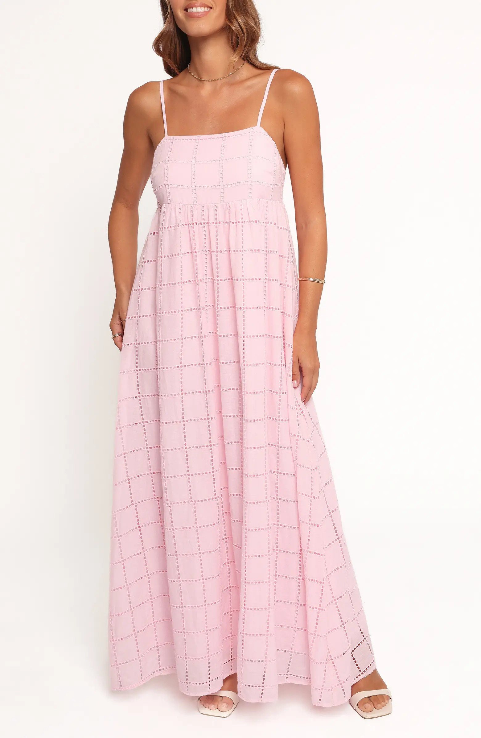 Aliyah Cotton Eyelet Maxi Dress | Nordstrom