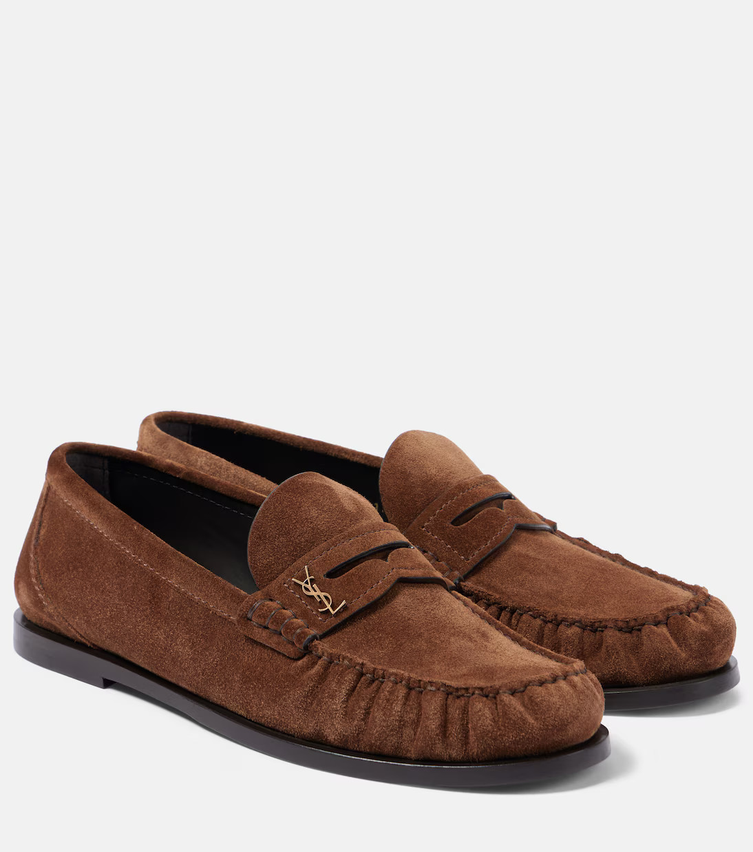 Laurent suede penny loafers | Mytheresa (US/CA)