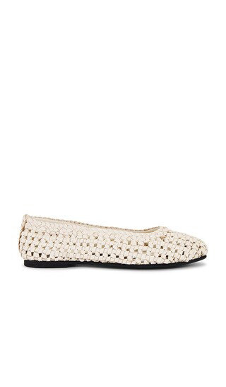 Macrame Mesh Ballet Flats in Tofu | Revolve Clothing (Global)