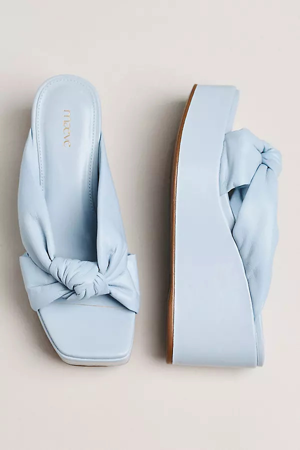 Maeve Knotted Platform Sandals | Anthropologie (US)