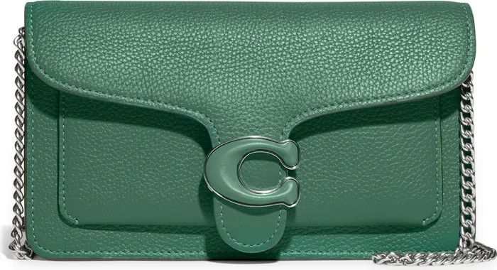 Tabby Polished Pebble Leather Chain Crossbody Bag | Nordstrom