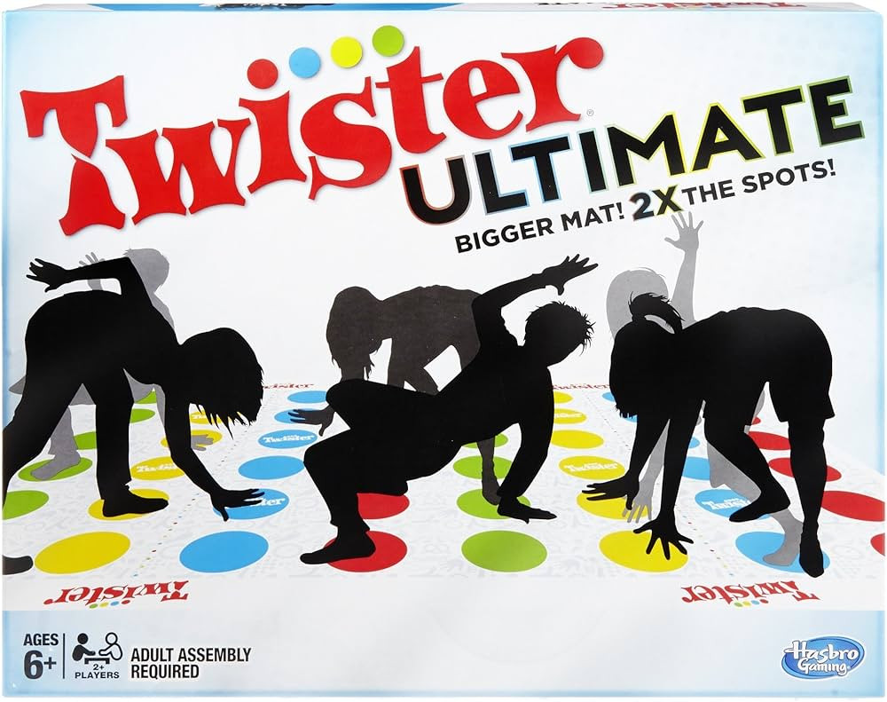 Twister Ultimate: Bigger Mat, More Colored Spots, Family, Kids Party Game Age 6+; Compatible with... | Amazon (US)