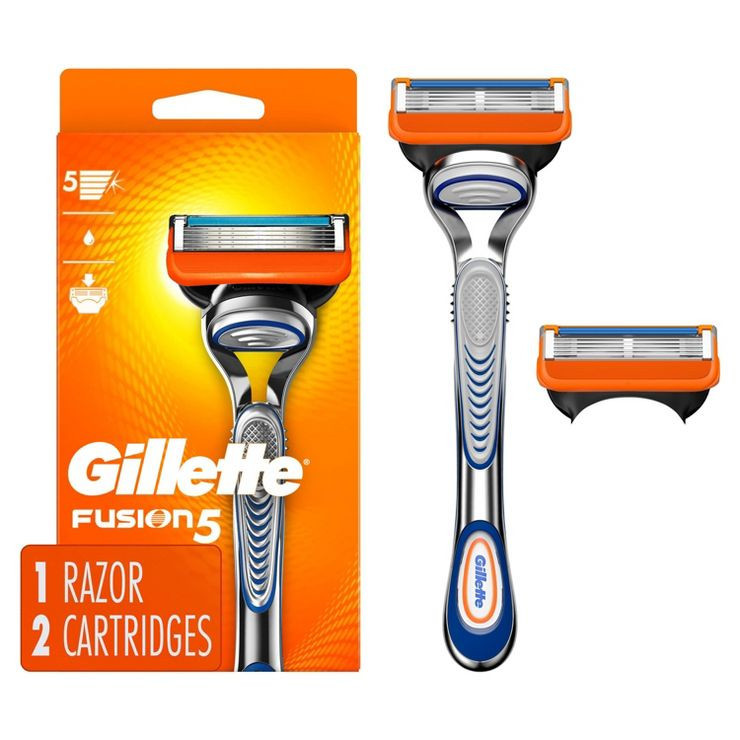 Gillette Fusion5 Men's Razor + 2 Razor Blade Refills | Target