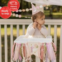 One Silly Goose High Chair Banner, Pink 1st Birthday Decorations | Etsy (US)