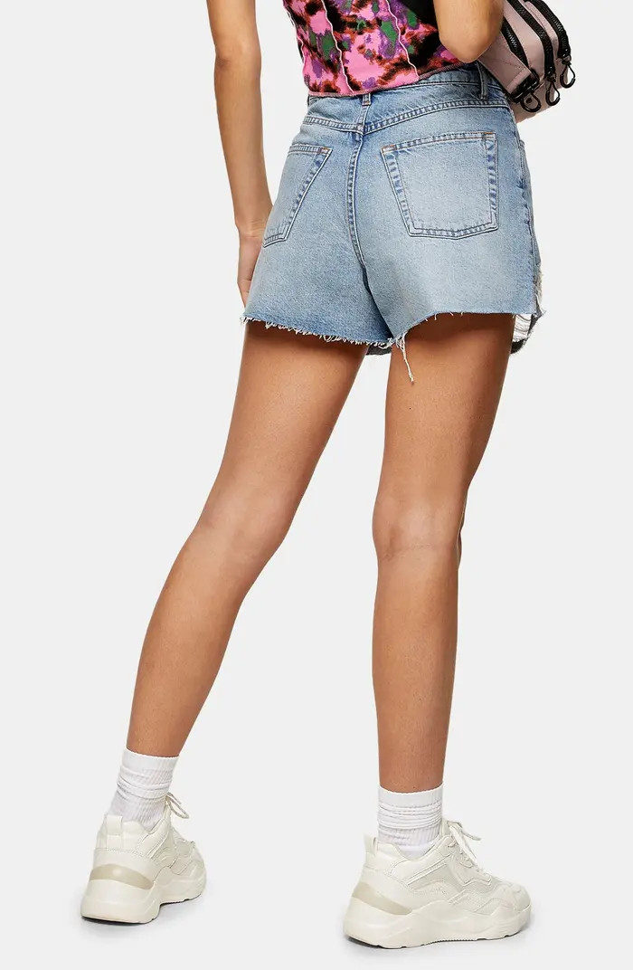 Split Super Rip Denim Shorts | Nordstrom