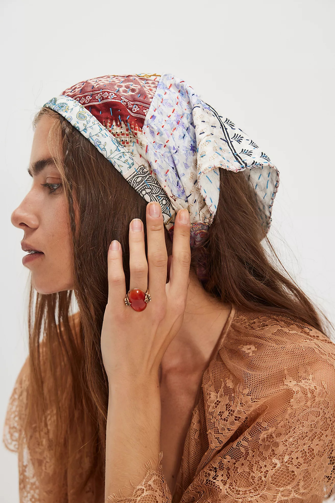 One Of A Kind Kantha Hair Scarf | Free People (Global - UK&FR Excluded)