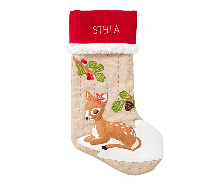 Woodland Christmas Stocking Collection | Pottery Barn Kids
