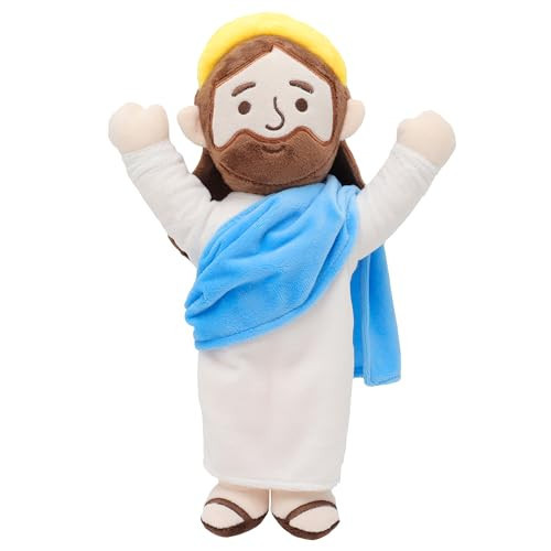 Yelakey 13" Jesus Plush Jesus Stuffed Doll Christian Plushie Doll for Easter Christmas Church Religious Gifts for Kids Adults | Amazon (US)