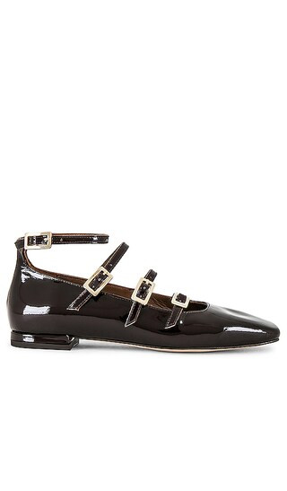 Luke Leather Ballet Flat in Onix Coffee Brown | Revolve Clothing (Global)