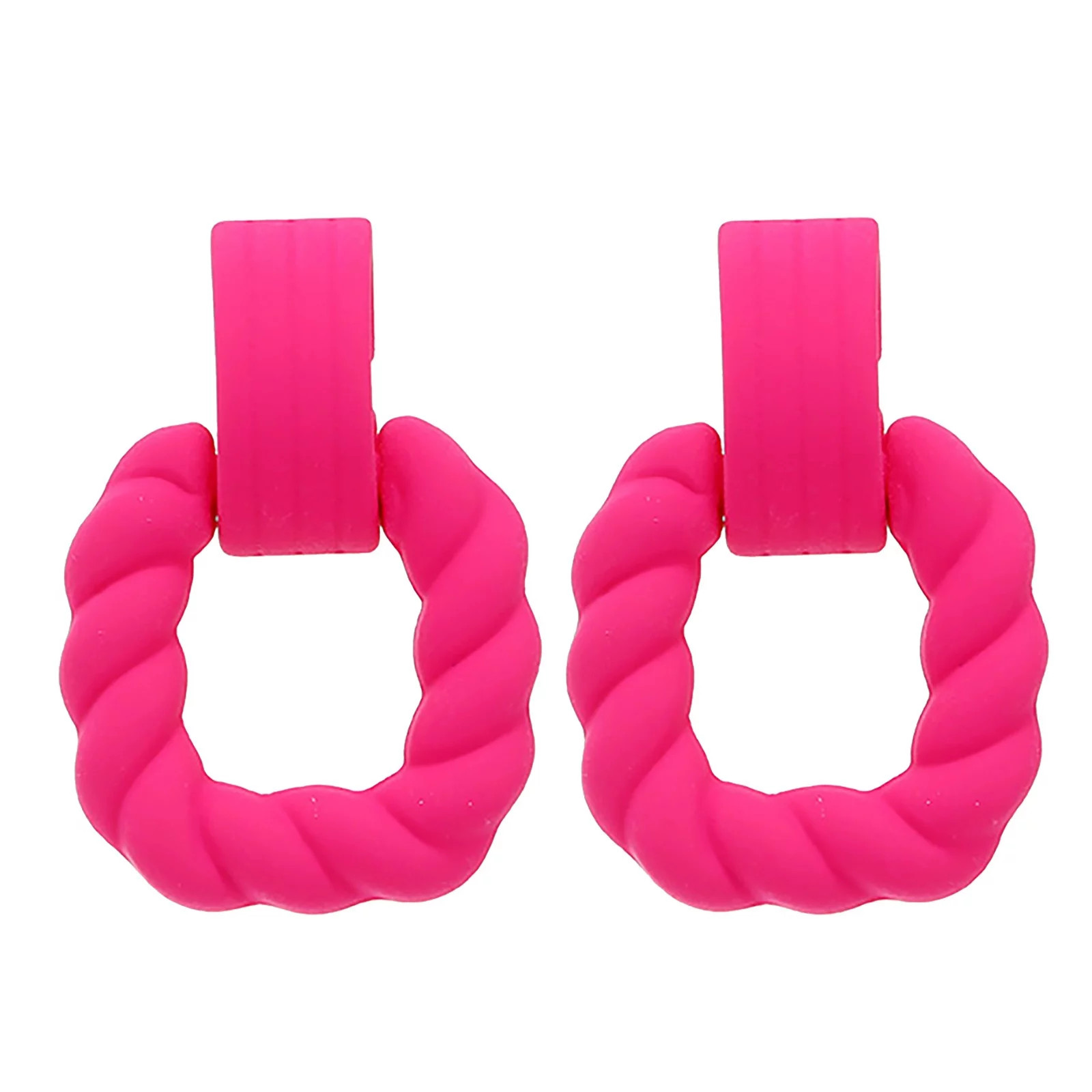 CAKVIICA Earrings Babies Pink Heart Earrings Hot Pink Earrings For Women Lover Earrings Earrings ... | Walmart (US)