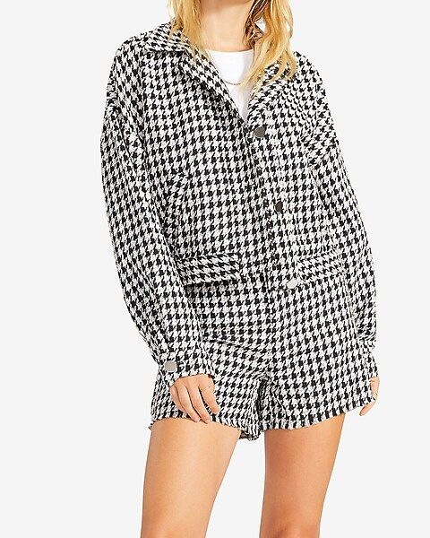 BB Dakota Kirke Houndstooth Jacket | Express