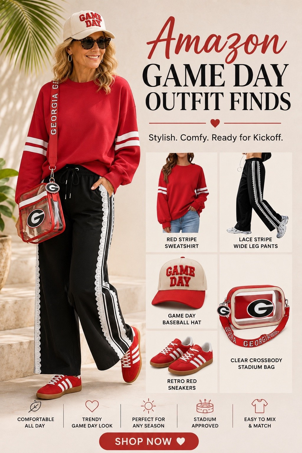 Game Day Outfit
#amazon

#LTKdayinmylife #LTKxMadewell #LTKootd