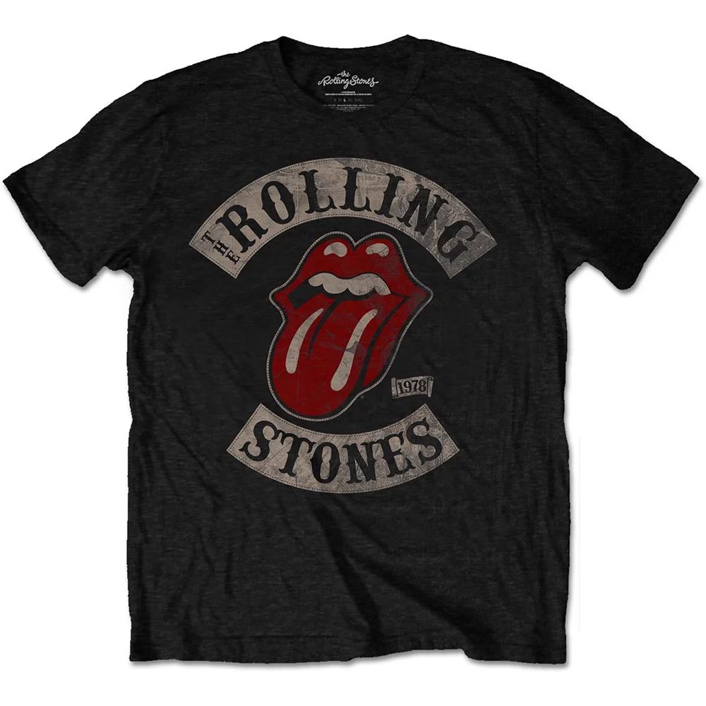 The Rolling Stones Unisex T-Shirt Tour 1978 (Small) | Walmart (US)