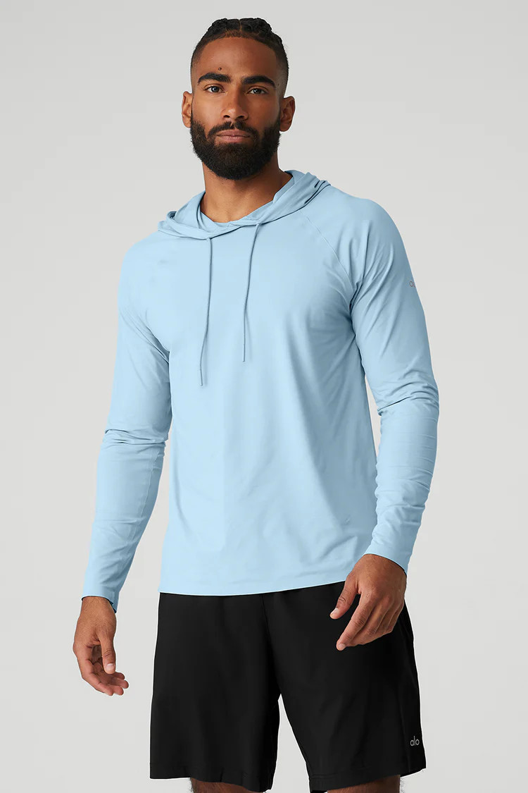 Idol Hooded Runner - Calm Blue | Alo Yoga (US)