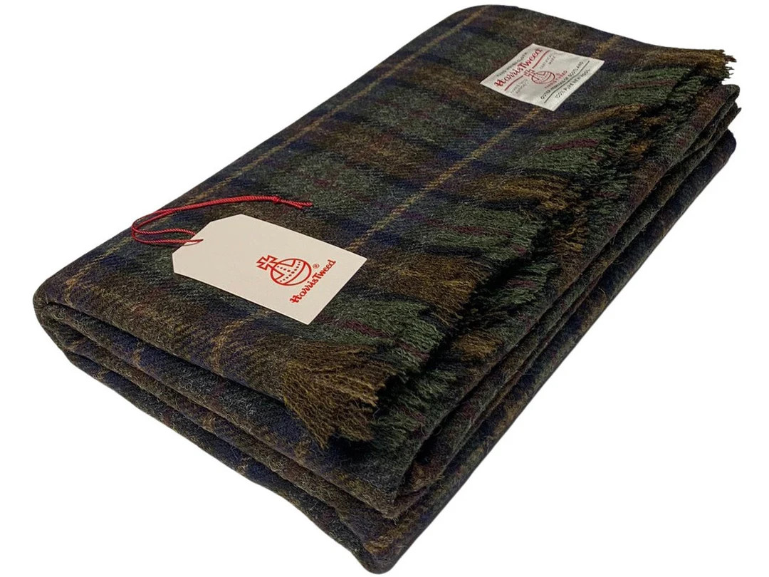 Harris Tweed Luxury Heather Glade Tartan Extra Large Throw Blanket 150 X 200cm - Etsy Canada | Etsy (CAD)