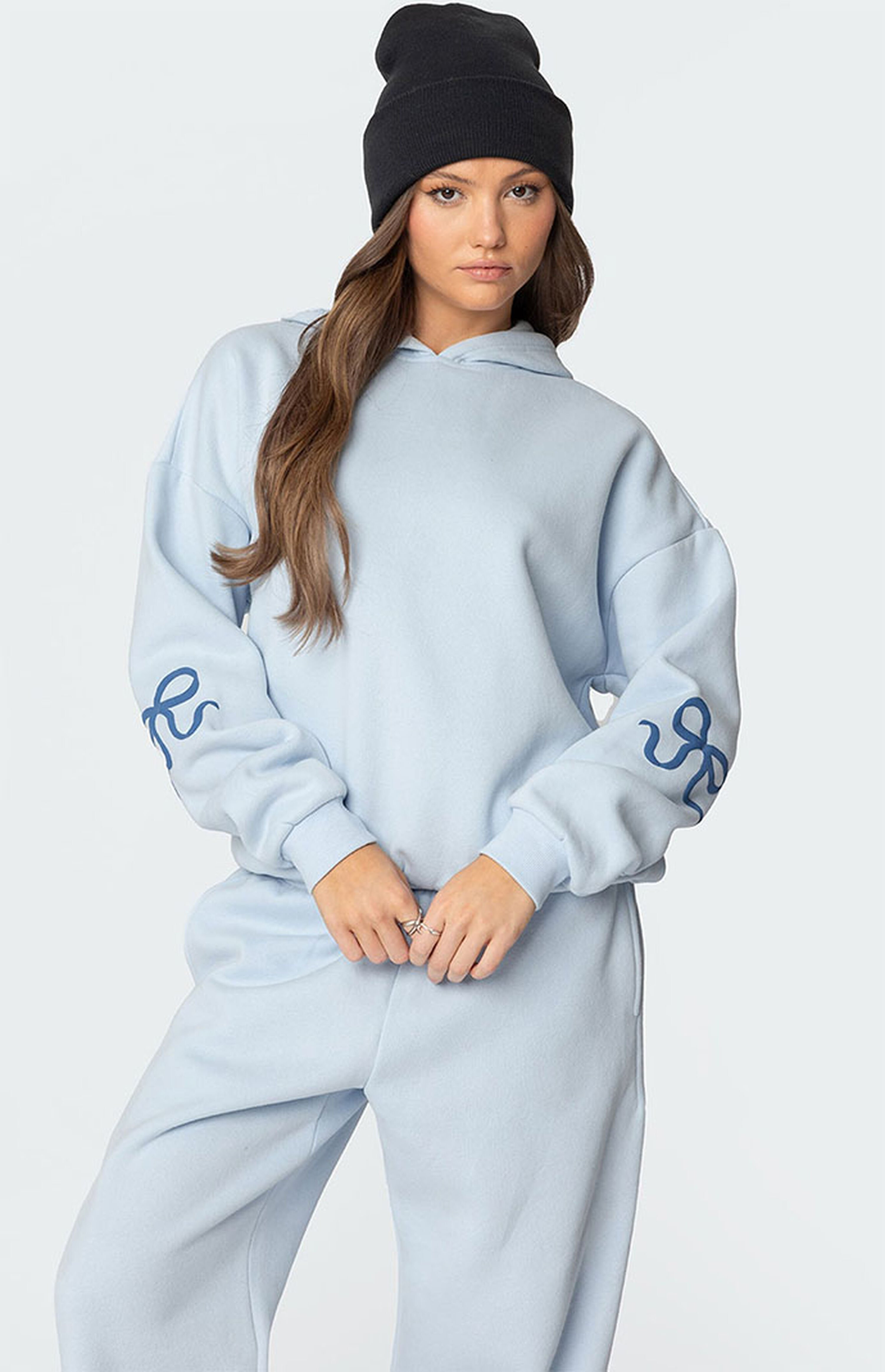 Edikted Bonney Bow Detail Hoodie | PacSun