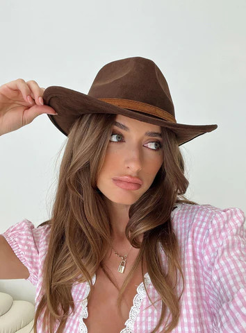 Country Girl Cowboy Hat Brown | Princess Polly US