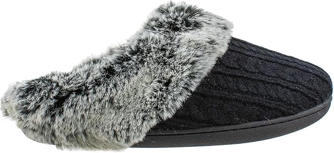IZOD Women's Memory Foam Slippers, Winter Warm Slip On Scuff Clogs, Women's Size 5 to 12 | Amazon (US)