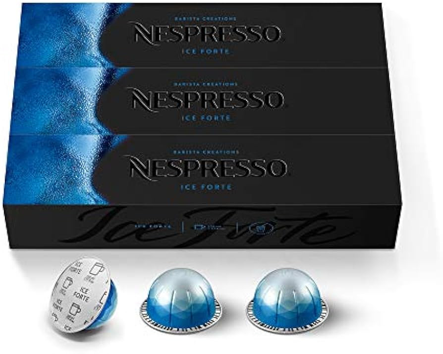 Nespresso Capsules Vertuo, Ice Forte, 30-Count Coffee Pods, Brews 7.8 oz. | Amazon (US)