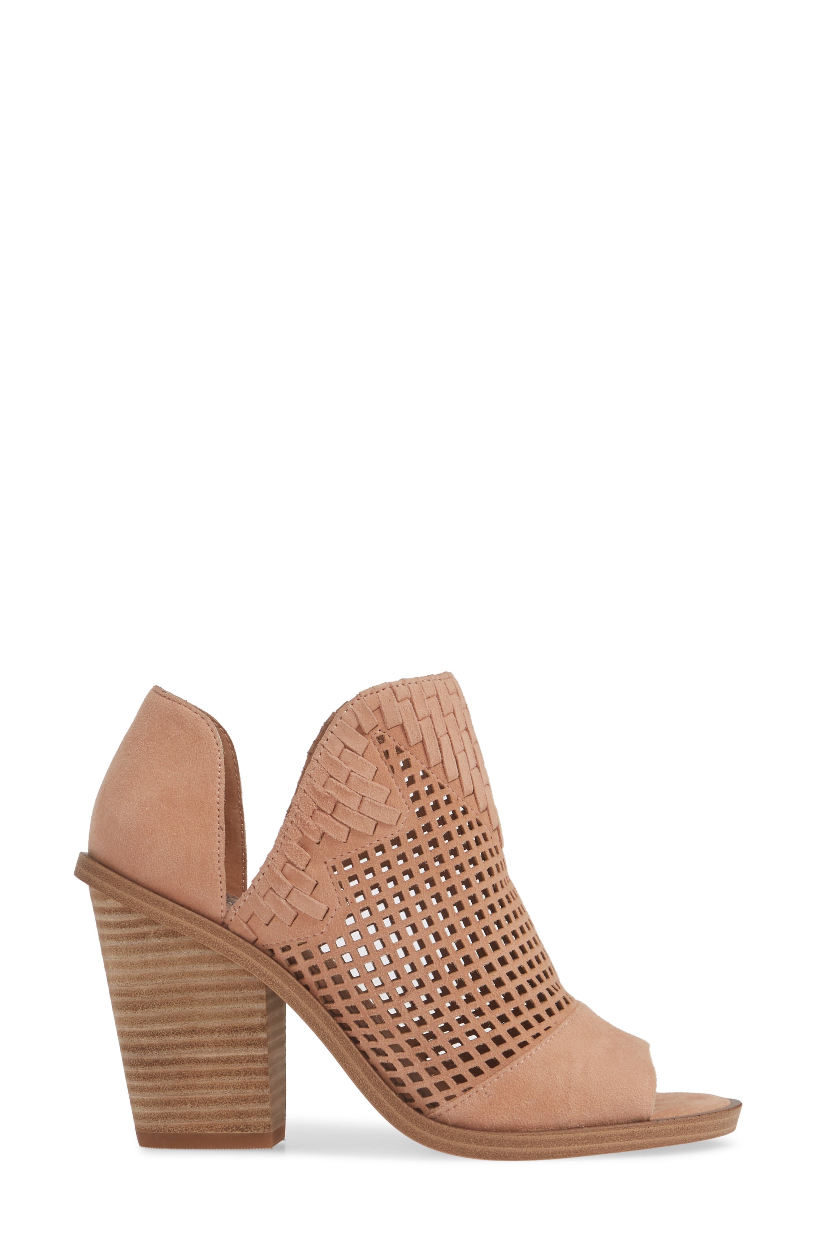 Fritzey Perforated Peep Toe Bootie | Nordstrom