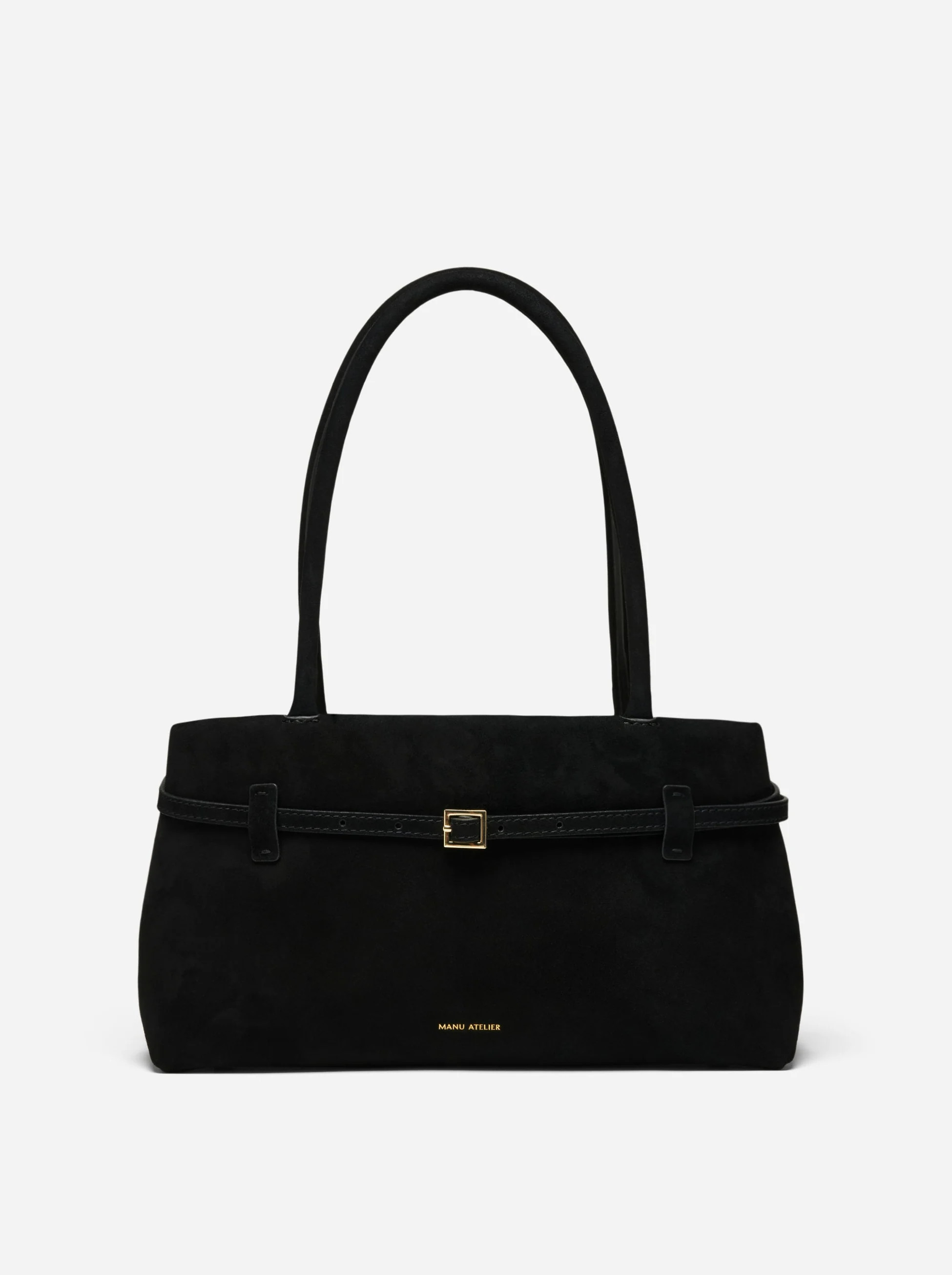 Le Cambon East West Black Suede | Manu Atelier