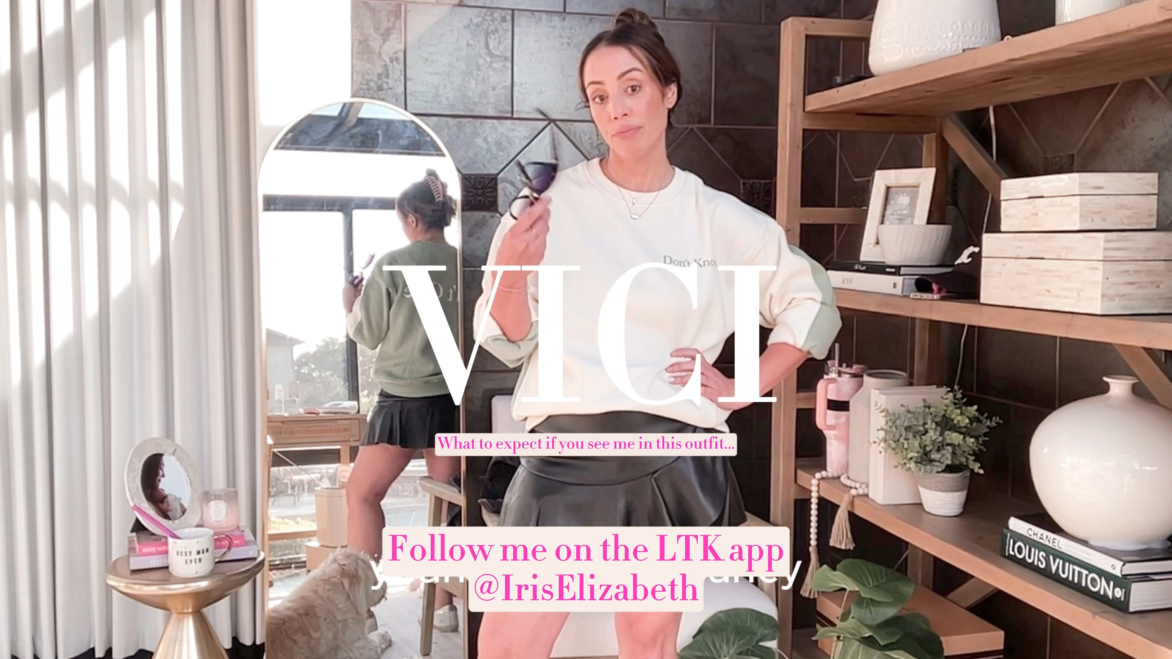 What to expect if you see me at the grocery in this amazing sweatshirt that says it all by Vici! 

Casual mom outfit; fall outfits; faux leather  black skort; fall family pictures outfits; family photo outfits

#LTKCyberWeek #LTKVideo #LTKfindsunder100