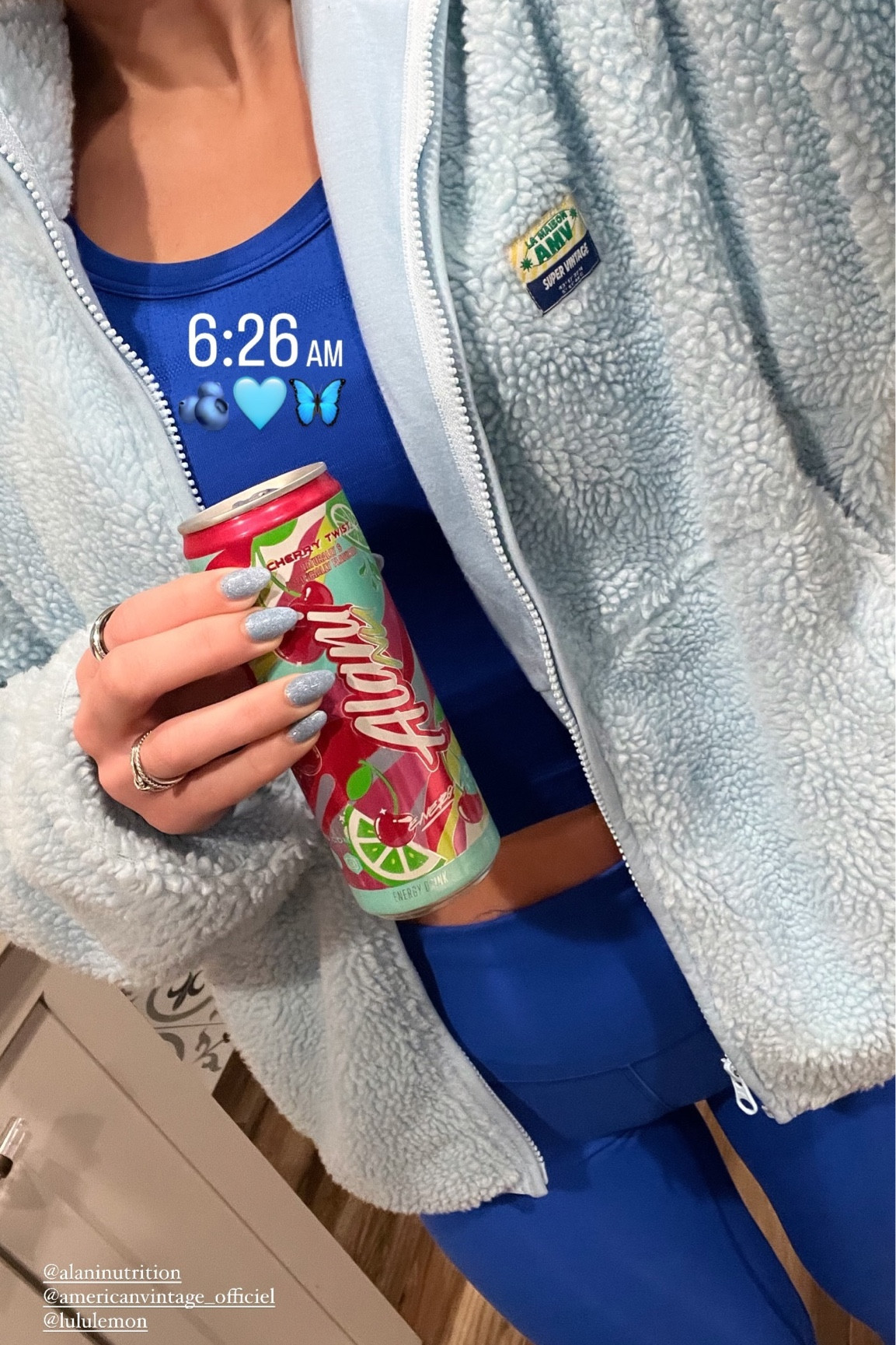 winter morning workout ootd
🫐🩵🦋 @alaninutrition 
@americanvintage_officiel 
@lululemon

Workout set, athleisure

#LTKSaleAlert #LTKFindsUnder100 #LTKFitness