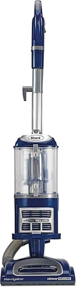 Shark NV360 Navigator Lift-Away Deluxe Upright Vacuum with Large Dust Cup Capacity, HEPA Filter, Swivel Steering, Upholstery Tool & Crevice Tool, Blue | Amazon (US)