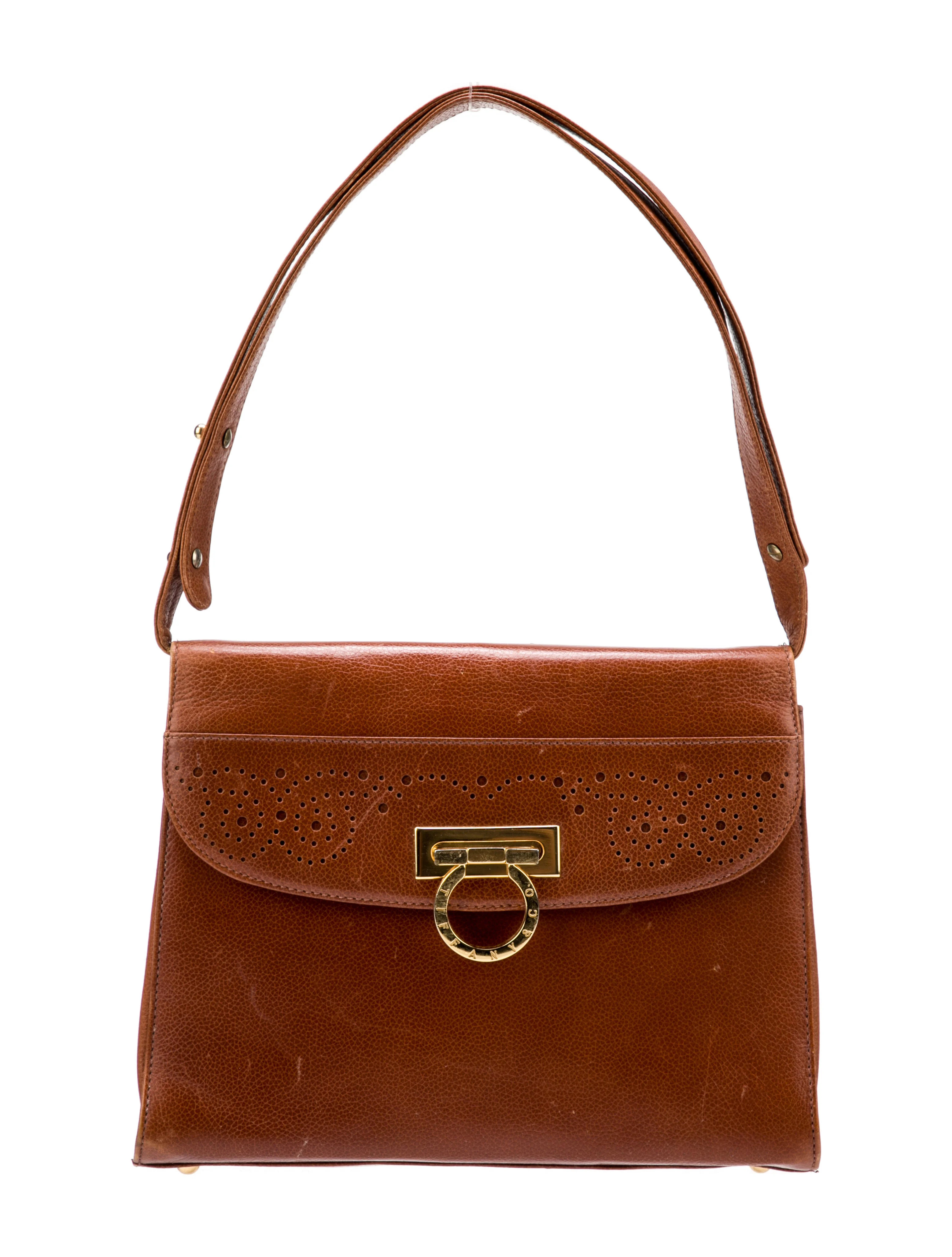 Gold-Toned Leather Shoulder Bag | The RealReal