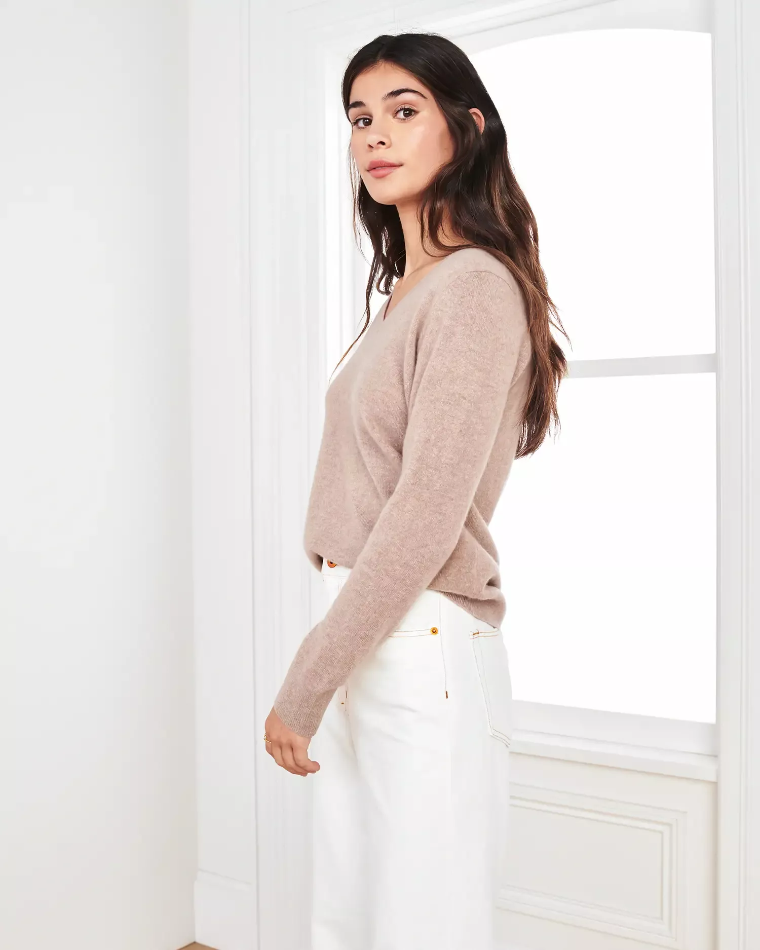 The $50 Cashmere V-Neck Sweater