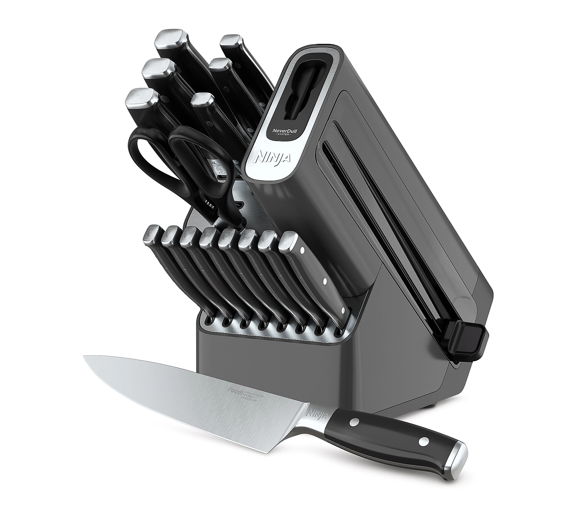 Ninja Foodi NeverDull Premium Knife System 17 P iece Set | QVC