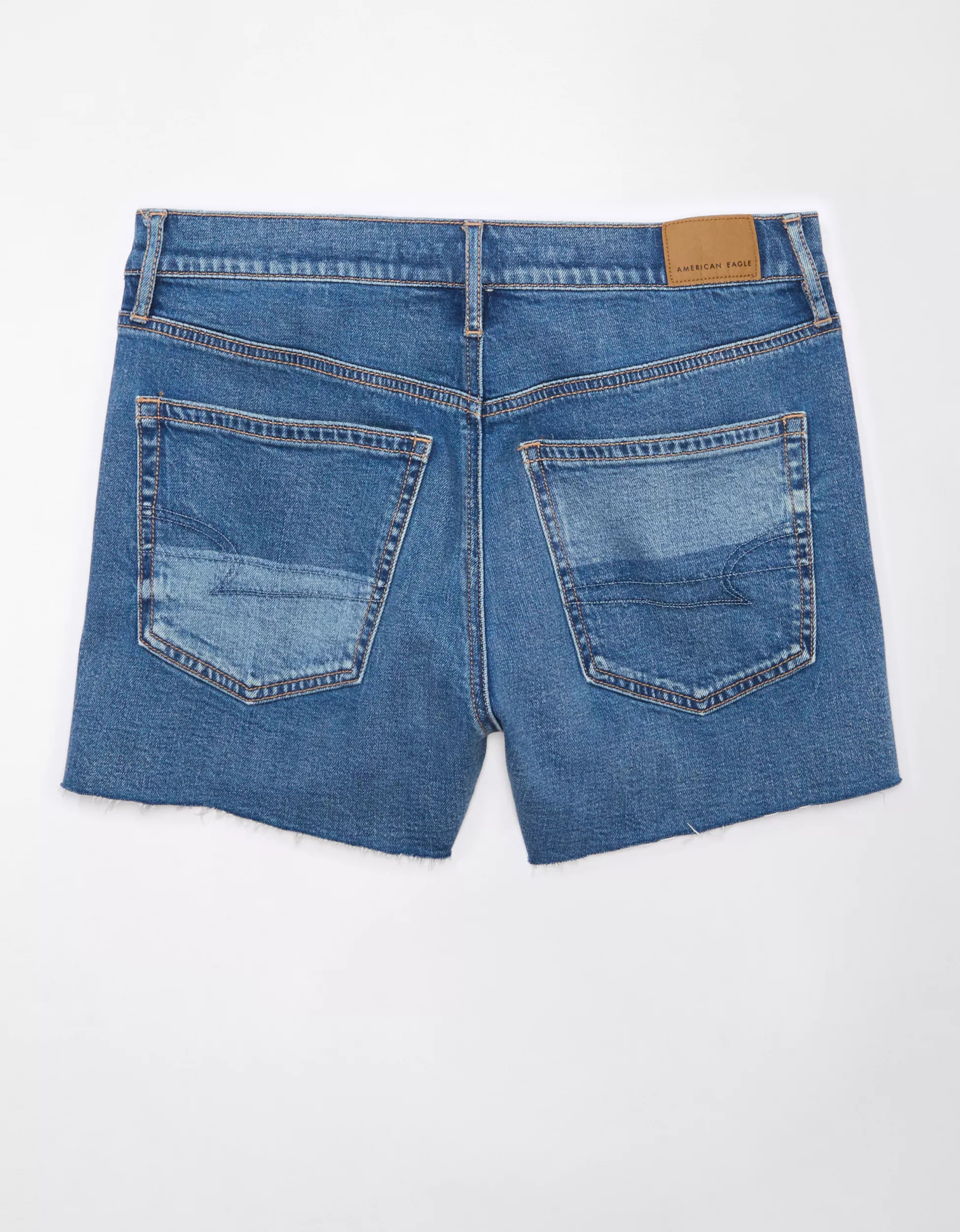 AE Strigid Super High-Waisted Relaxed Denim Short | American Eagle Outfitters (US & CA)
