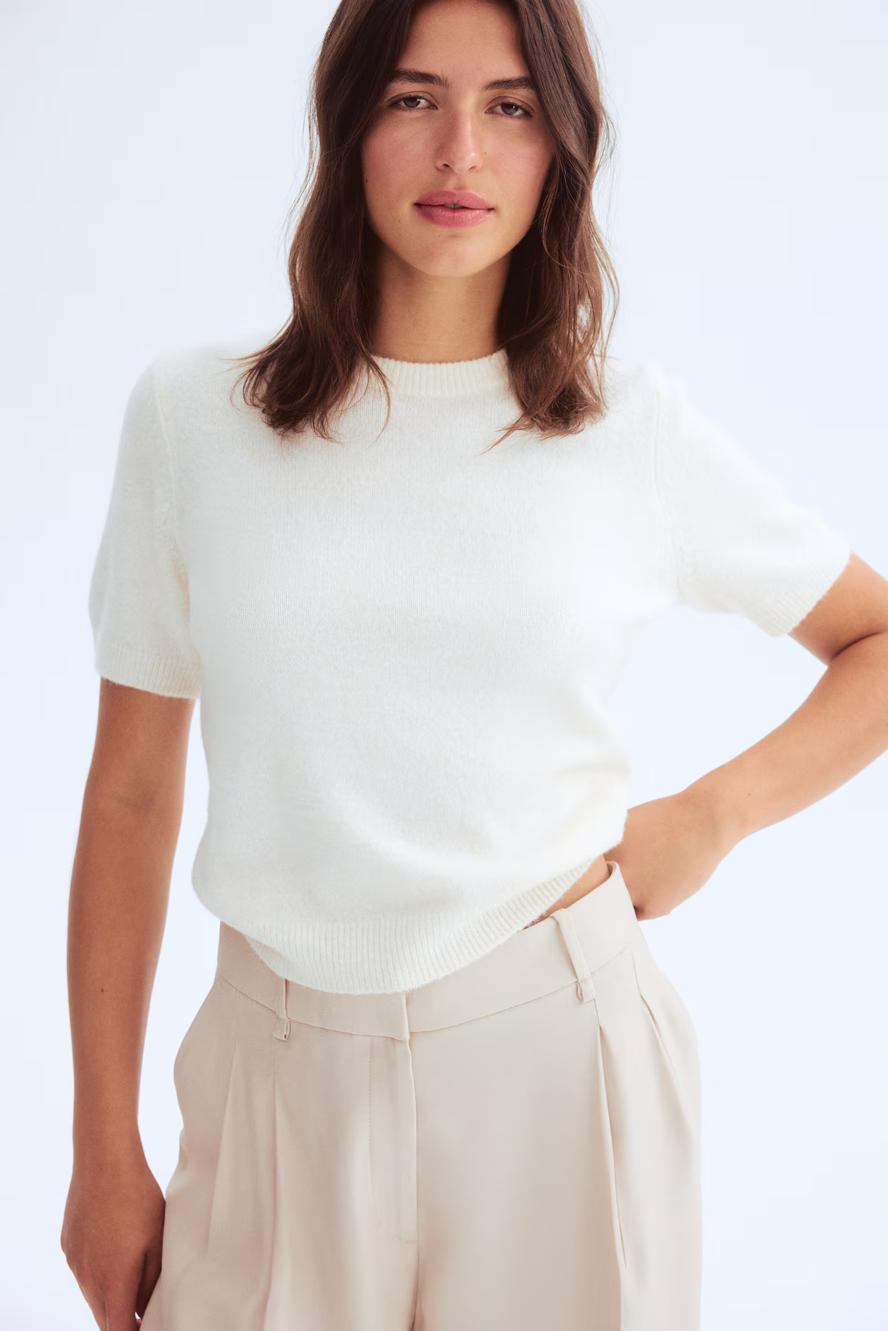 Fine-knit Sweater - Cream - Ladies | H&M US | H&M (US + CA)