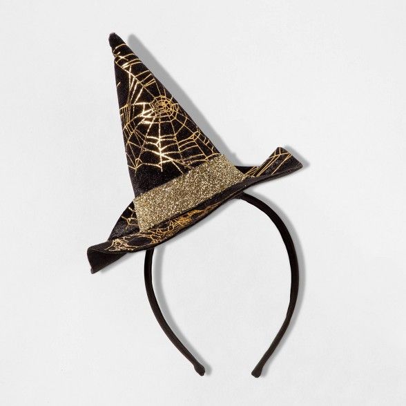 Adult Mini Witch Hat Halloween Costume Accessory Gold - Hyde & EEK! Boutique™ | Target