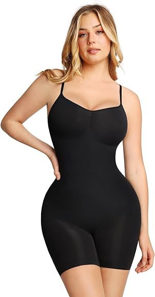 Popilush Shapewear Bodysuit for Women Tummy Control - Seamless Body Shaper Butt Lifting Shapewear... | Amazon (US)