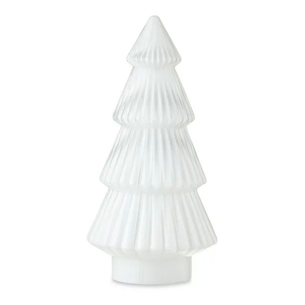 My Texas House Small White Glass Tree Decoration, 8.6" - Walmart.com | Walmart (US)