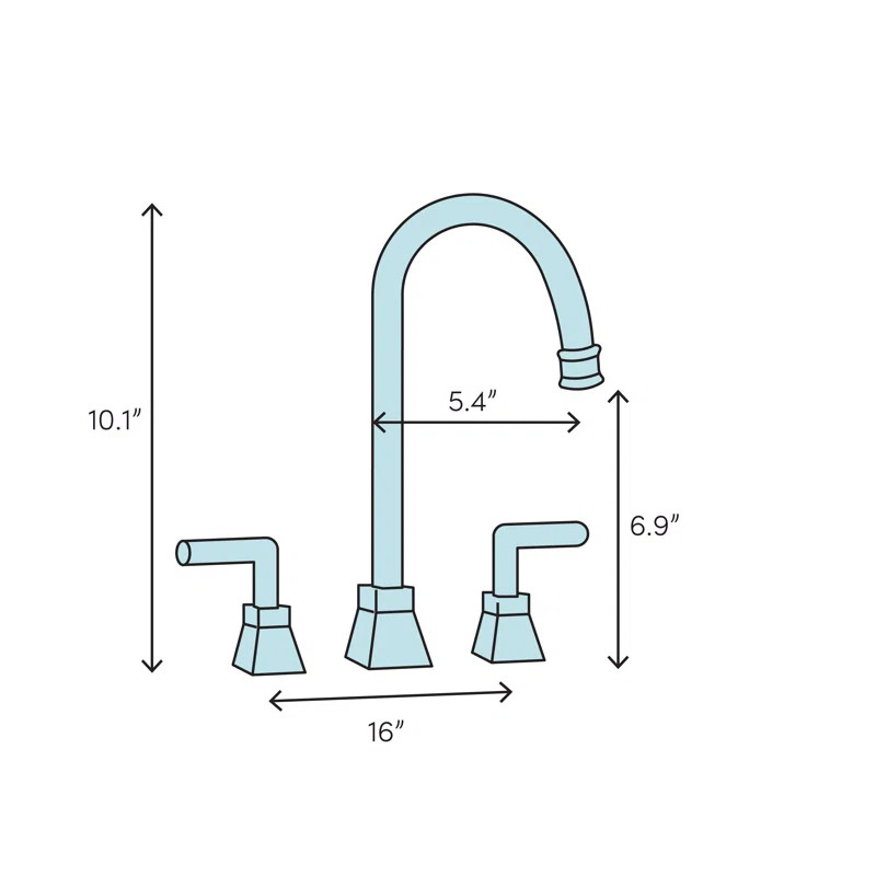 Millennium Widespread Bathroom Faucet with Drain Assembly | Wayfair North America