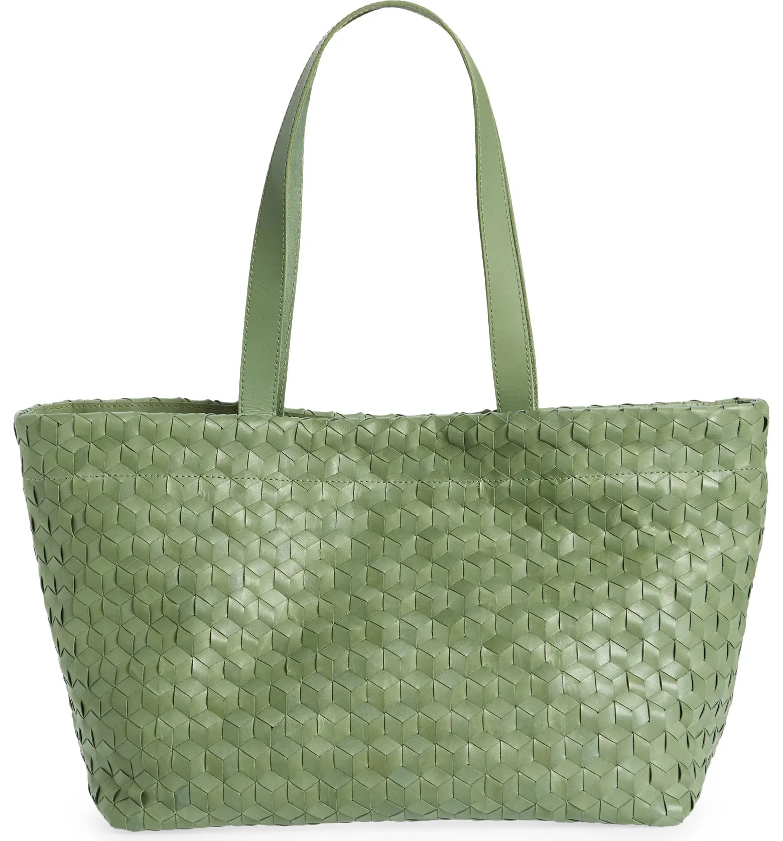 Medium Woven Leather Tote | Nordstrom