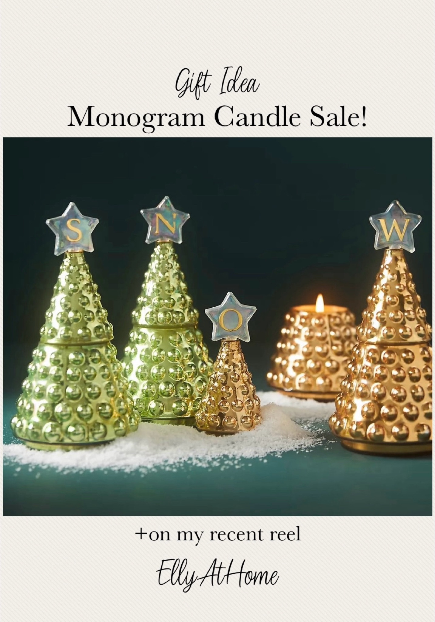 On sale for a limited time, pretty monogram tree candle! Makes a nice gift for host, her, new home, yourself! Shop more gift ideas from Anthropologie  

#LTKSaleAlert #LTKHome #LTKGiftGuide