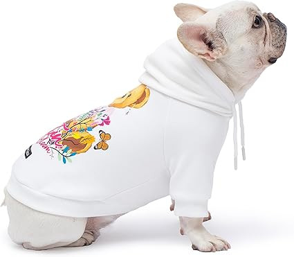 Blooming Teddy Dog Hoodie Dog Clothes Extra Warm Fleece Lining Stretchy Fit for Small Medium Dogs... | Amazon (US)