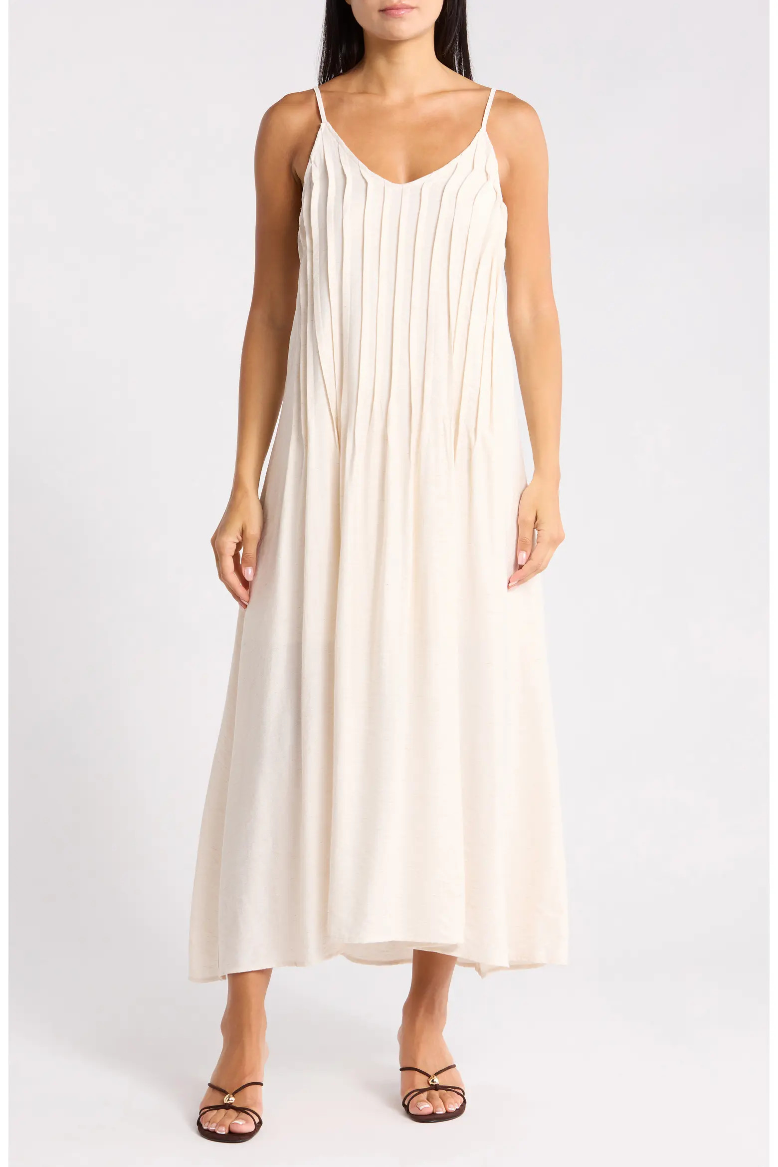 Pleated Maxi Sundress (Women) | Nordstromrack | Nordstrom Rack